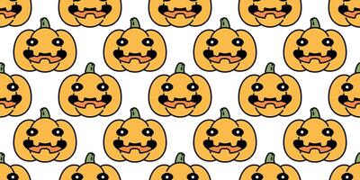 pompoen halloween naadloos patroon vector tekenfilm sjaal geïsoleerd herhaling behang geest tegel achtergrond illustratie icoon symbool tekening ontwerp