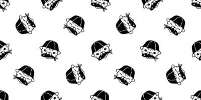 kat naadloos patroon katje hoed vis calico vector huisdier gezicht hoofd sjaal geïsoleerd herhaling achtergrond tekenfilm dier tegel behang illustratie tekening ontwerp