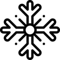 sneeuwvlok vector pictogram