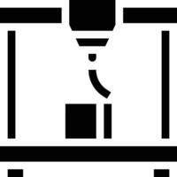 3D-printer vector pictogram