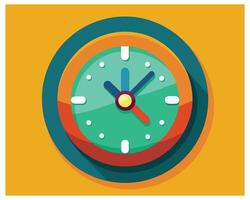 timer vector ontwerp Aan wit achtergrond illustratie