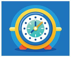 timer vector ontwerp Aan wit achtergrond illustratie