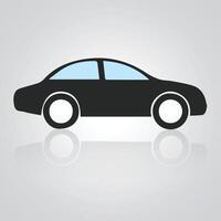 auto pictogrammen, wijnoogst auto's, uniek pictogrammen, en een auto logo met een zilver achtergrond zijn ook inbegrepen. vector illustratie