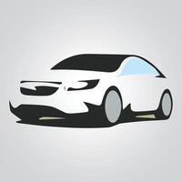 auto pictogrammen, wijnoogst auto's, uniek pictogrammen, en een auto logo met een zilver achtergrond, vector illustratie