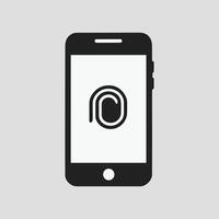 smartphone icoon logo vector illustratie digitaal app concept