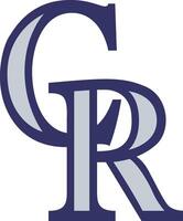 logo van de Colorado rockies majoor liga basketbal team vector