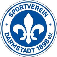 logo van de darmstadt 98 bundesliga Amerikaans voetbal team vector