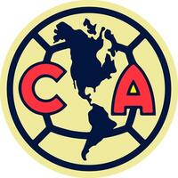 logo van de club Amerika liga mx Amerikaans voetbal team vector