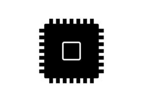 microchip icoon ontwerp vector