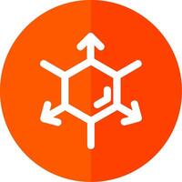 3d coördineren as lijn rood cirkel icoon vector