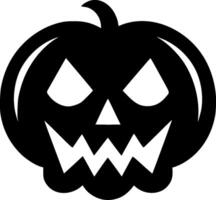 halloween, minimalistische en gemakkelijk silhouet - vector illustratie