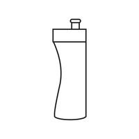 sport- fles icoon vector. fles illustratie teken. sport symbool. water logo. vector