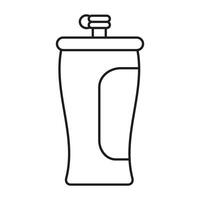 sport- fles icoon vector. fles illustratie teken. sport symbool. water logo. vector