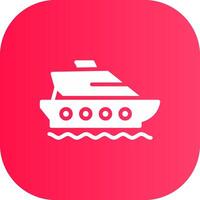 schip creatief icoon ontwerp vector