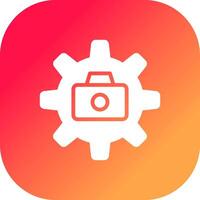 configuratie camera creatief icoon ontwerp vector