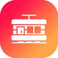 tram creatief icoon ontwerp vector