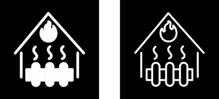 verwarmingssysteem vector pictogram