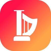 harp creatief icoon ontwerp vector