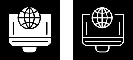 wereldbol vector pictogram