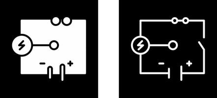 elektrisch stroomkring vector icoon