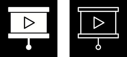 diavoorstelling vector pictogram