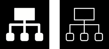 stroomdiagram vector pictogram