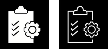 controlelijst vector pictogram