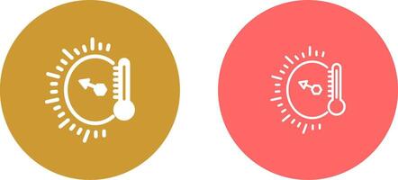 temperatuur indicator vector icoon