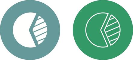 cirkeldiagram vector pictogram