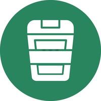 recycle bak creatief icoon ontwerp vector