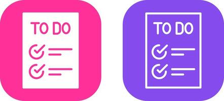vandaag naar gedaan checklist vector icoon