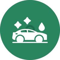 auto wassen creatief icoon ontwerp vector