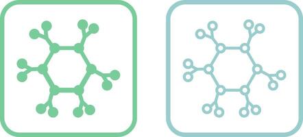 molecuul vector pictogram