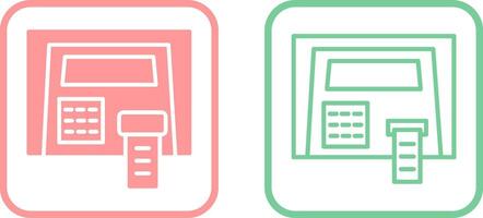 geldautomaat vector pictogram