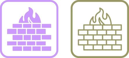 firewall vector pictogram