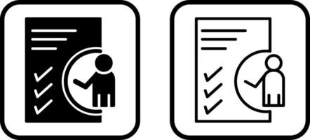 controlelijst vector pictogram