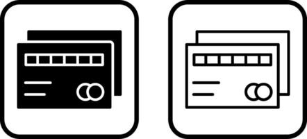 ATM-kaart vector pictogram