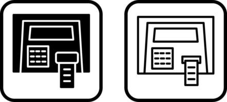 geldautomaat vector pictogram