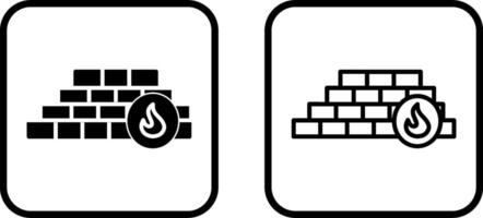 firewall vector pictogram