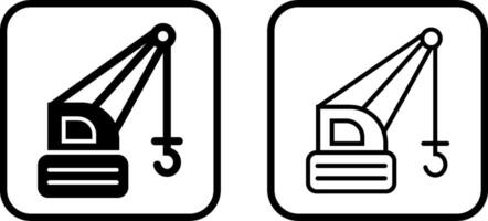 kraan vector pictogram