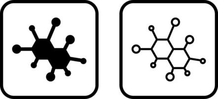 molecuul vector pictogram