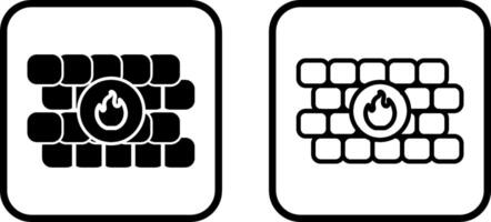 firewall vector pictogram