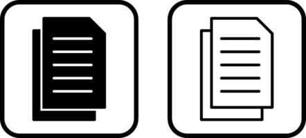 document vector pictogram