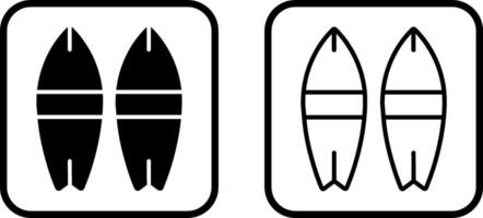 surfplank vector pictogram