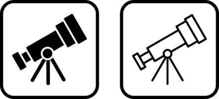 telescoop vector pictogram