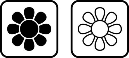 bloem vector pictogram