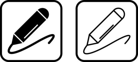 potlood vector pictogram