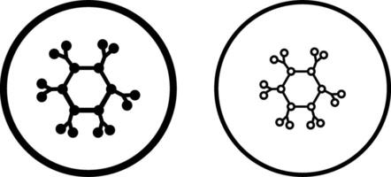 molecuul vector pictogram