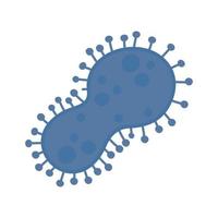 covid 19 coronavirus pandemie ziekte ademhalings geïsoleerd pictogram witte achtergrond vector