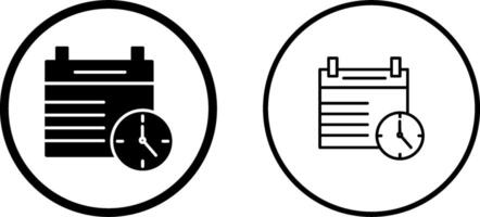 klok vector pictogram